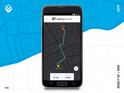 Location Tracker | #dailyui #020 020 dailyui illustrator location tracker maps mobile