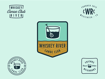 Whiskey River Canoe Club drinking family friends gentlemen neighbors whiskey