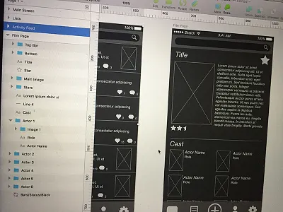 Wireframe Organization design organization sketch ui user experience user interface ux wireframes