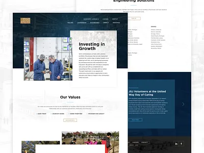 JSJ Website card desktop grand haven grand rapids home homepage michigan mobile responsive web web design website