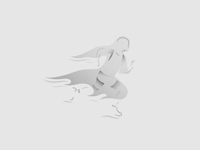 𝕘𝕙𝕠𝕤𝕥 𝕣𝕦𝕟𝕟𝕖𝕣 5k athletic design ghost halloween illustration logo run silver sprint white