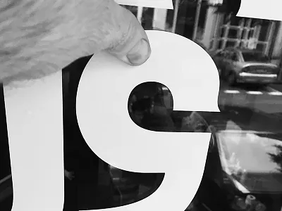 BarberShop logotype detail character clean design glyph minimalism simple simplicity type typeface typo typography window