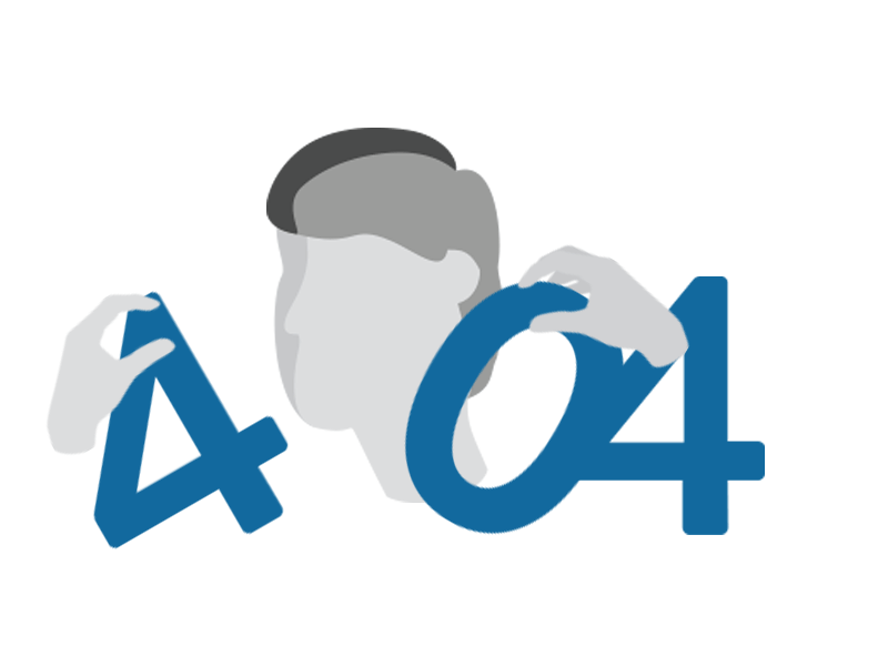 Bluecore 404 | 1 of 3 404 animation illustration lost peek