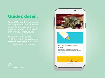 Card layout with expanded toolbar android app cardview features home list material design mobile pets published