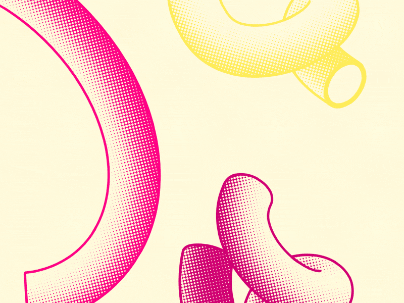 TUBES 3d aftereffects animated blender halftone loop motion motion design