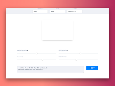 Box Shadow Generator (Stay tuned) box box shadow css css box shadow generator css3 generator shadow