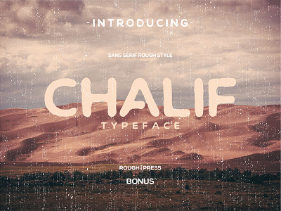 Chalif Typeface font typeface san sansserif