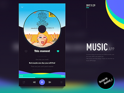 Music App ui
