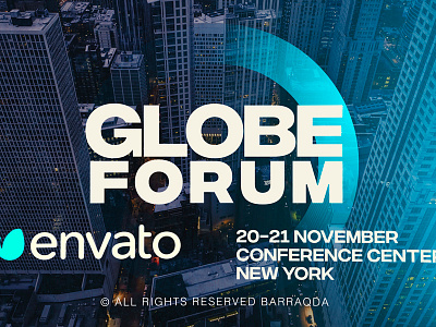 Globe Forum business conference corporate event promo festival forum modern promo opener speakers stylish slideshow workshop youtube