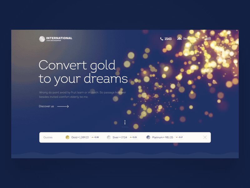 Bank Landing Page Interaction bank clean design landing minimal simple typography ui ux web website
