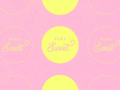 Stay Sweet - Taffy Co brand design graphic design logo