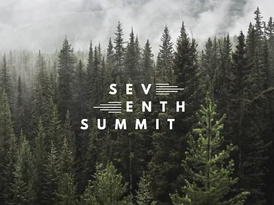 Seventh Summit Alternate Mark illustration mountain outdoor branding outdoor logo pacific northwest portland