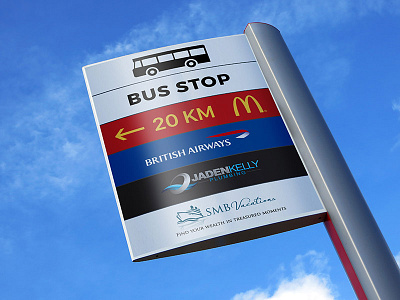 Free Outdoor Advertising Pylon Pole Sign Mockup PSD free mockup mockup mockup psd outdoor advertising outdoor mockup pole sign sign mockup