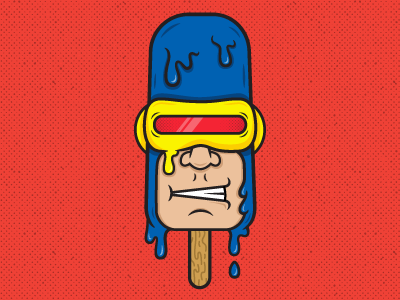 Cyclops Popsicle design popsicle xmen