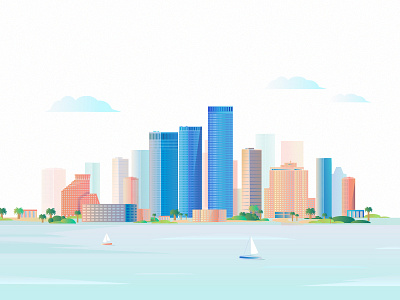 Tel Aviv - Small City 3d city illustration isometric israel see small storytelling telaviv