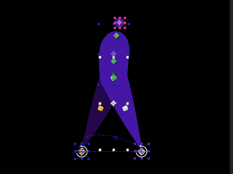 Walking Man's Bones adobe after effects animation character mograph motion motion graphics walk walk cycle