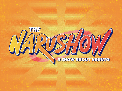 NARUSHOW! anime illustration naruto podcast vector