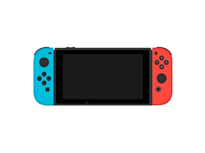 Nintendo Switch controller gaming nintendo switch tablet vector vector art videogames