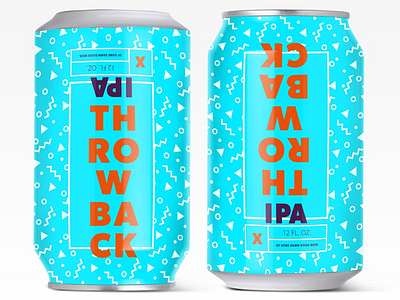 Throwback IPA 90s beer illustration ipa throwback