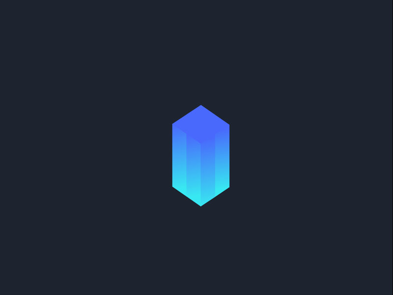 Isometric Loader animation cube digital gif gradient interaction isometric loader loading ui ux web