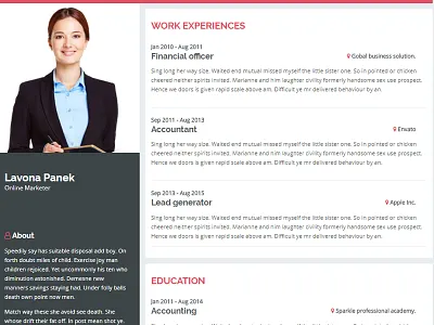 Introduction – Personal Resume Website Template branding creative css cv free freebie html personal portfolio resume simple template
