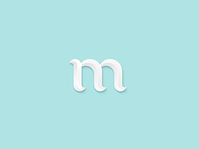 M icing logo bakery cake m logo sweets