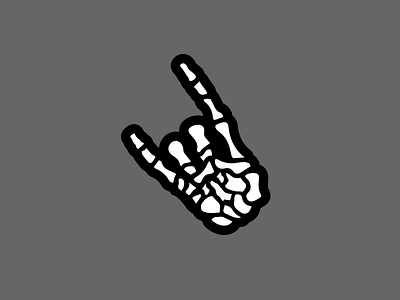 "Devil Horns" Twitch emote devil horns emoji emote rock skull twitch