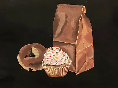 Level Up Your Lunch chalk chalk marker drawing illustration sign artist sign maker