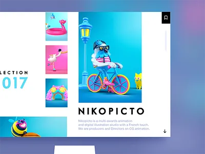 Artist Blog 3d artist blog collection experience illustration interface web webdesign