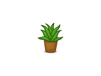 Aloe Vera icon illustration nature plant