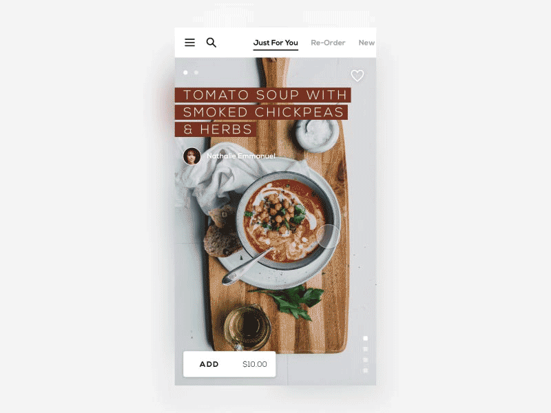 Food Animation take 2 animation app browse cart color ecommerce food ios shopping swipe ui