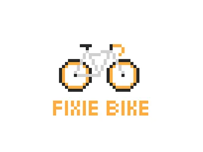 Fixie Bike Pixel Art art bike fixie pixel