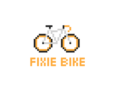 Fixie Bike Pixel Art art bike fixie pixel