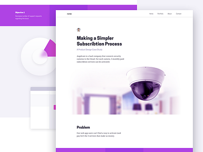 A Product design case study case design page portfolio product site study ux web