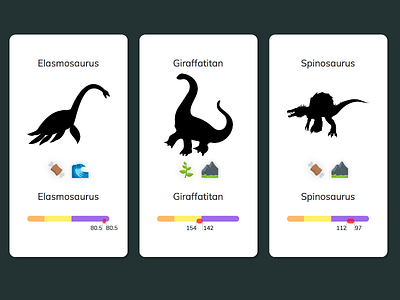 Dino cards with timeline dinosaurs game memory pwa webapp