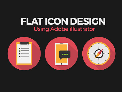 Flat Icon Design desing flat icon