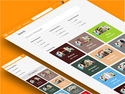 Wattpad Search Redesign app grid reading redesign responsive search ui ux wattpad web