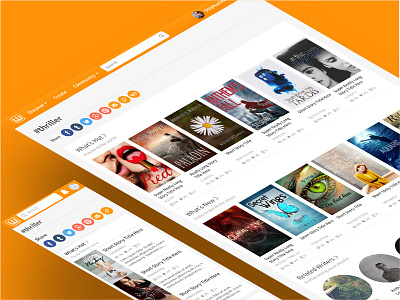 Wattpad Tags Page Redesign app grid reading redesign responsive tags ui ux wattpad web