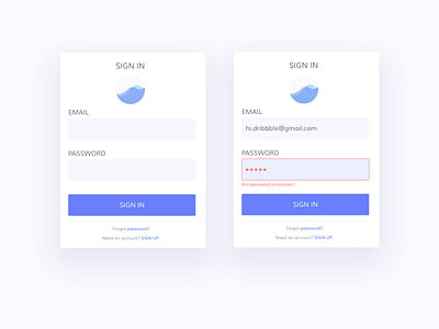 Sign In Daily UI daily ui sign in sign up sketch ui ux vector