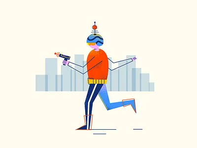 fight character fighter illustration vector