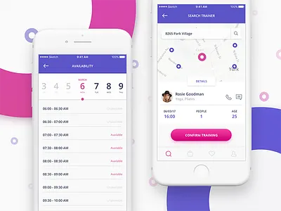 Fitness App UI