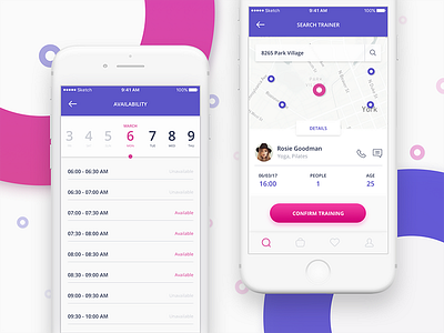 Fitness App UI