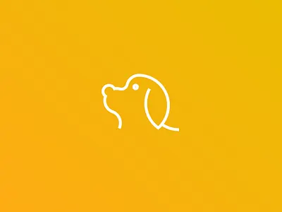 Dog Logo - Day #21 adobe illustrator design dog golden ratio icon illustration logo