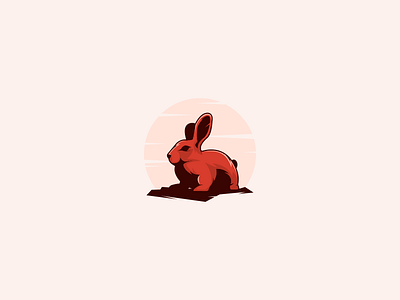 muscle Rabbit brand branding design forsale graphicdesigns illustration logo logodesign muscle rabbit vector