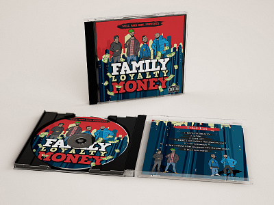 Illustrated Album Cover Art album art cartoon illustrated money