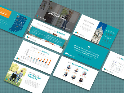 Aim Medical Trust Presentation Design design powerpoint presentation design template design
