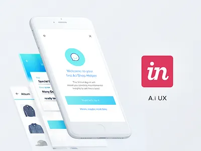 AI Helper UX ai case study ecommerce invision mobile first sales shop ui ux