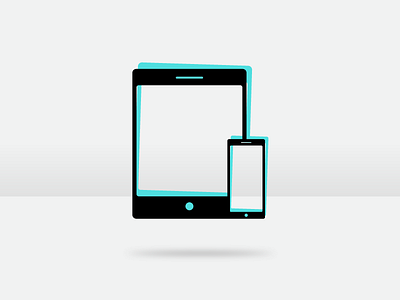 A Pair of Icons electronics flat icon icons ipad iphone minimalism simple transparent