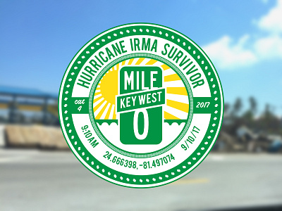 Hurricane Irma Survivor T-shirt design hurricane irma logo tshirt