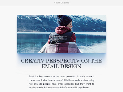 Minimal Newsletter Design clean design detail e mail email minimal newsletter